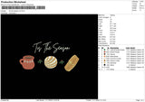 Tt Season V5 Embroidery File 6 sizes
