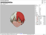 Todoroki Head Embroidery