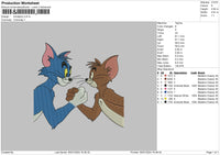 Tomjerry0501 Embroidery File 6 sizes