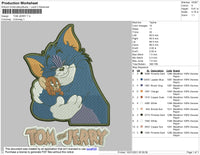 Tom And Jerry Embroidery