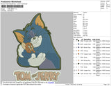 Tom And Jerry Embroidery