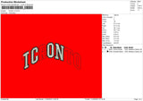 Toronto V3 Embroidery File 6 sizes