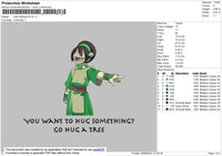 Toph Beifong Embroidery