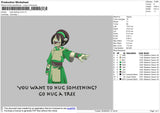 Toph Beifong Embroidery