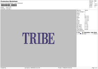 Tribe Embroidery File 6 sizes