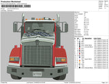 Truck AU37320 Embroidery