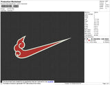 Swoosh UCIHA  Embroidery