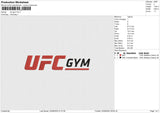 Ufc Gym Embroidery