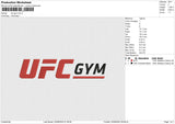 Ufc Gym Embroidery