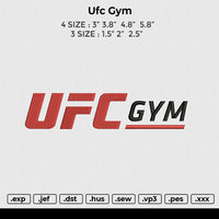 Ufc Gym Embroidery