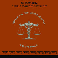 Ottawa0802 Embroidery File 6 sizes