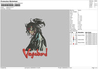 Vagabond Embroidery File 6 sizes