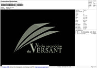 Versant BW Embroidery