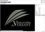 Versant BW Embroidery