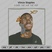 Vince Staples Embroidery