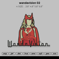 wandavision 02 Embroidery