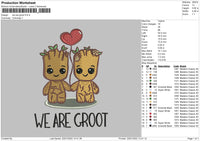 We Are Groot Embroidery