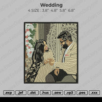 Wedding realist Embroidery