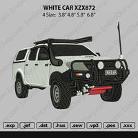 Car XZX 872 Embroidery