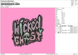 Wicked Ghost Embroiery File 6 sizes