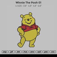 Winnie The Pooh 01 Embroidery