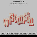 Wisconsin v3 Embroidery