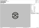 Xcircle Embroidery File 6 sizes