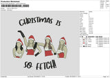 Xmas Girls Embroidery File 6 sizes