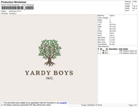 Yardy Boys Embroidery