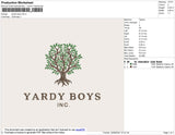 Yardy Boys Embroidery