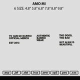 Amo Mi Embroidery File 6 sizes