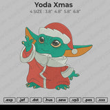 Yoda Xmas Embroidery