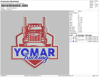 Yomar Trucking Embroidery