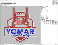 Yomar Trucking Embroidery