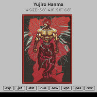 Yujiro Hanma Embroidery