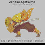 Zenitsu Agatsuma Embroidery