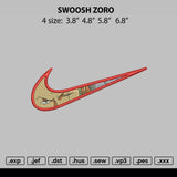 swoosh zoro Embroidery